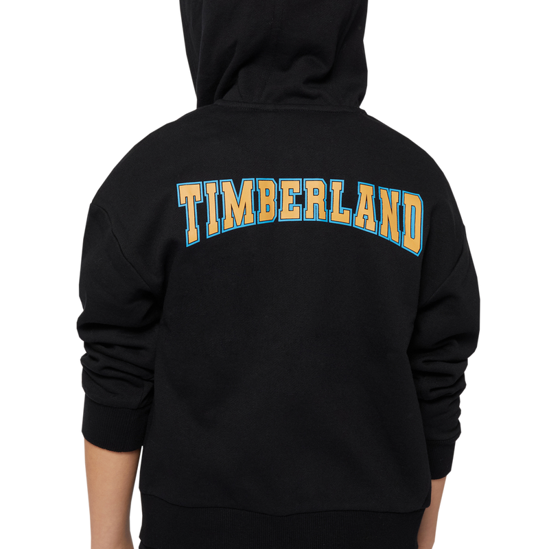 Cardig&atilde; em molet&atilde;o com capuz TIMBERLAND 
                        BOY
