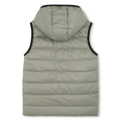 Casaco acolchoado com capuz efeito flano BOSS BOY