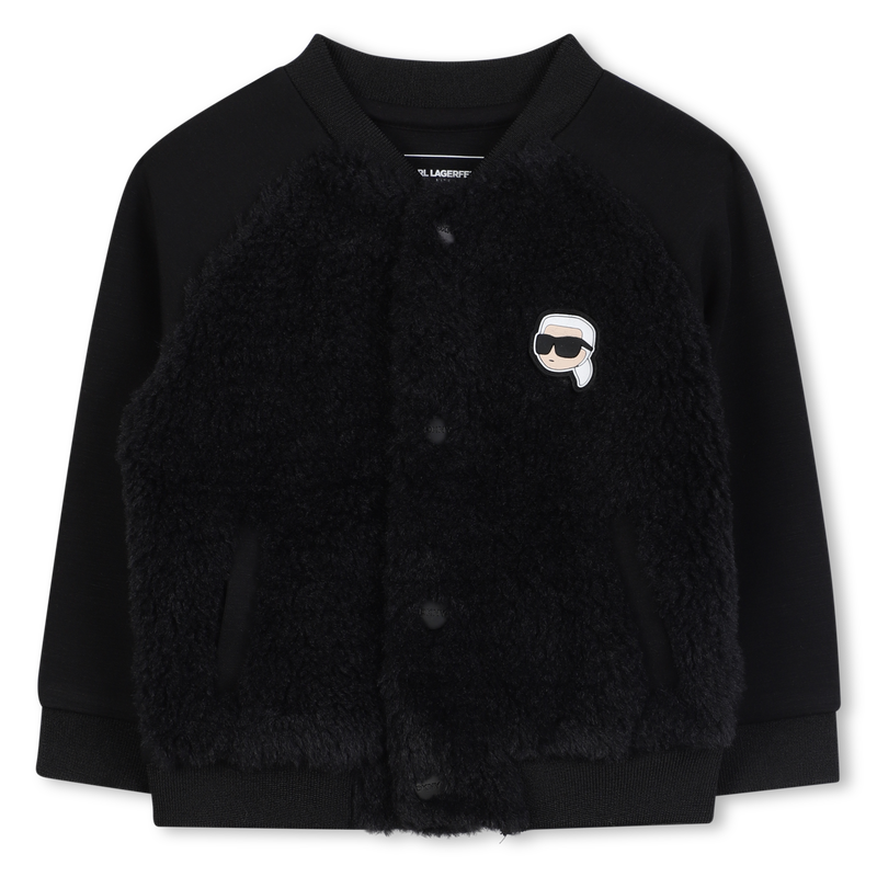 Cardigan bimaterial KARL LAGERFELD KIDS 
                    BOY