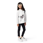 Sweatshirt com capuz molet&atilde;o MARC JACOBS 
                    GIRL