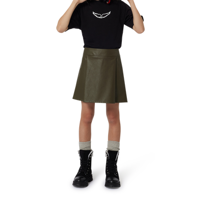 Saia justa com aspeto enrugado ZADIG & VOLTAIRE GIRL