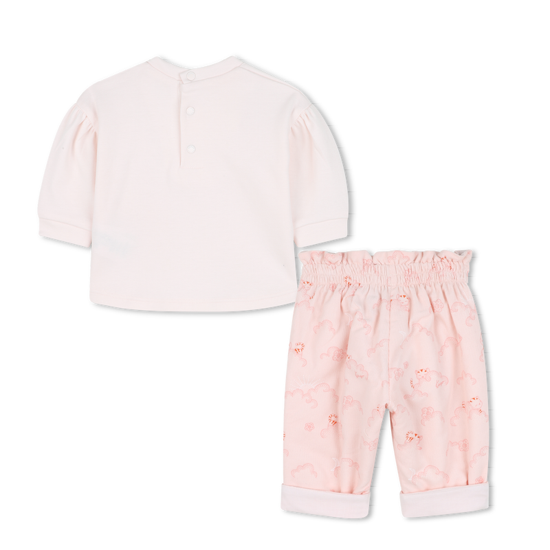 Conjunto de camiseta + calça KENZO KIDS 
                    GIRL