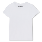 T-shirt de manga curta KARL LAGERFELD KIDS 
                    GIRL