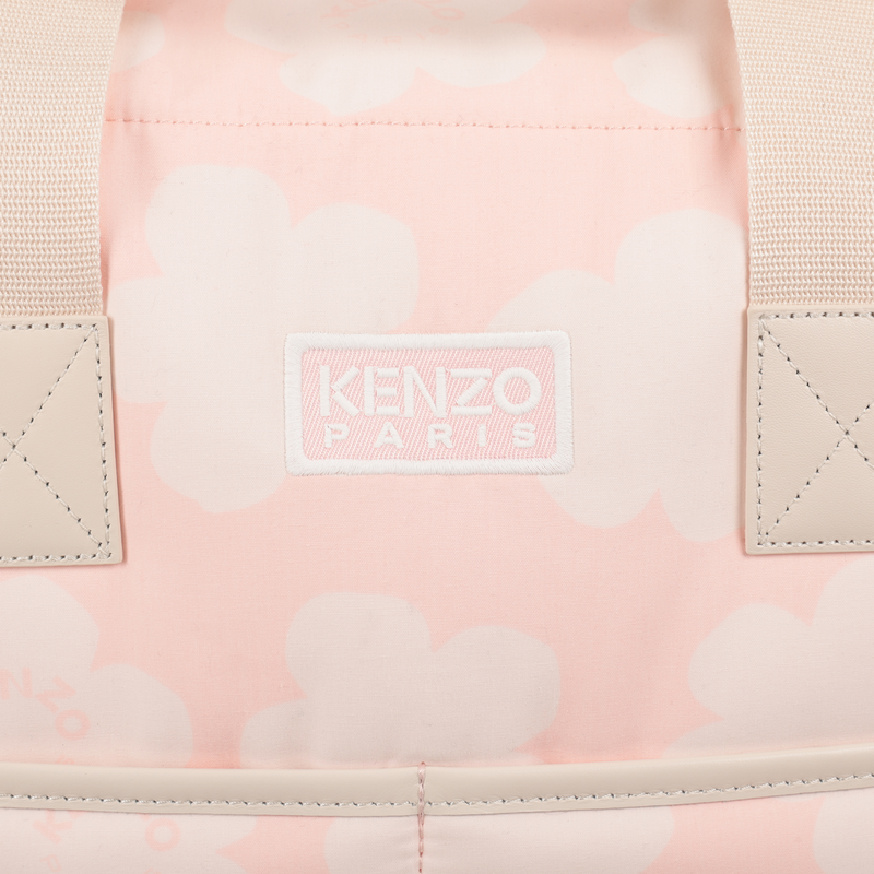 Saco de fraldas acolchoado em popelina estampada KENZO KIDS 
                    UNISEX