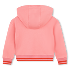Sweatshirt molet&atilde;o com fecho KENZO KIDS 
                    GIRL