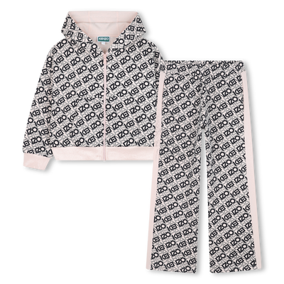 Conjunto de cardigã e calças KENZO KIDS GIRL