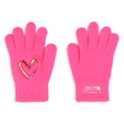 Luvas cora&ccedil;&atilde;o de lantejoulas, ROSA, hi-res