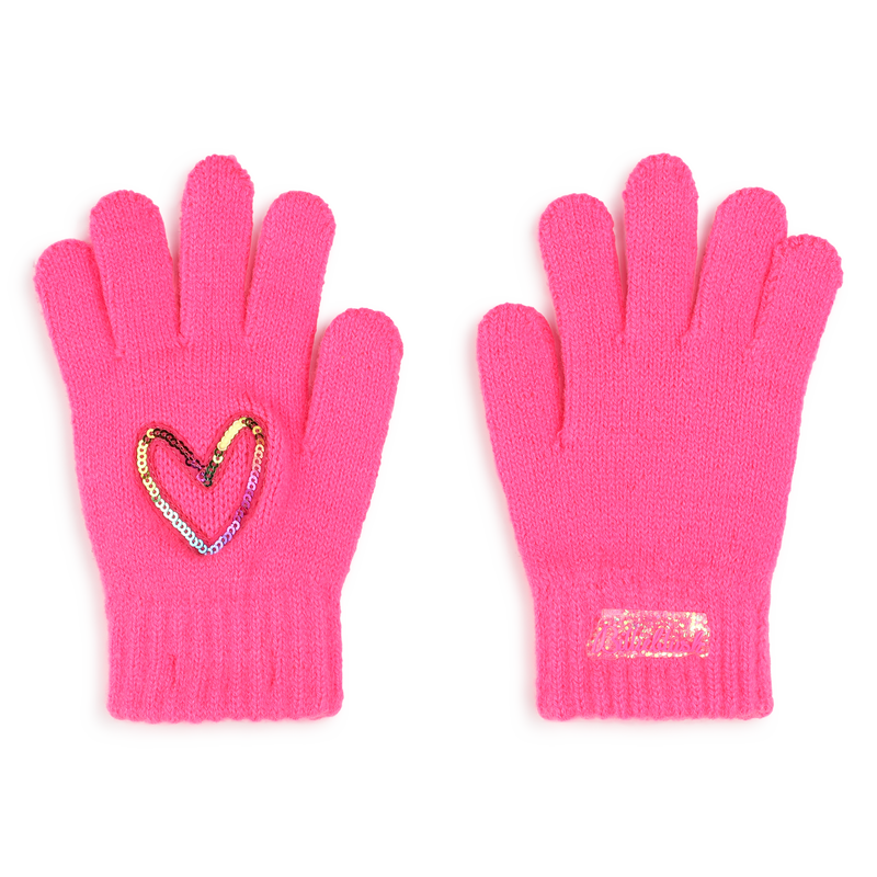 Luvas cora&ccedil;&atilde;o de lantejoulas BILLIEBLUSH 
                        GIRL