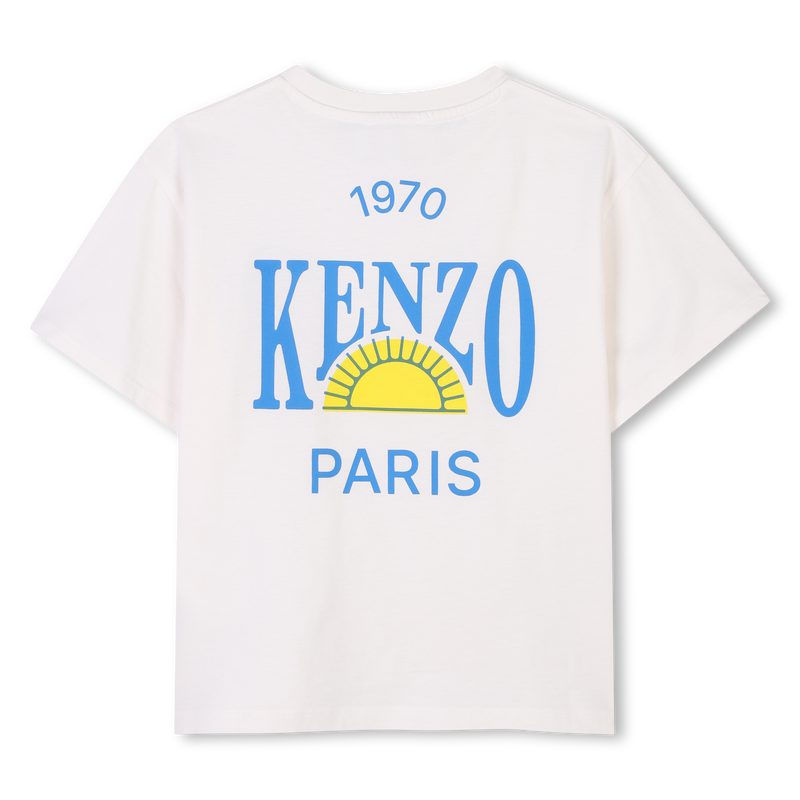 T-shirt manga curta em algod&atilde;o KENZO KIDS 
                        BOY