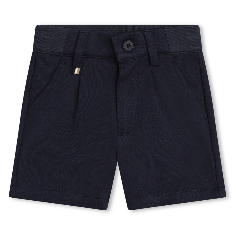 Bermudas lisas com elástico BOSS 
                    BOY