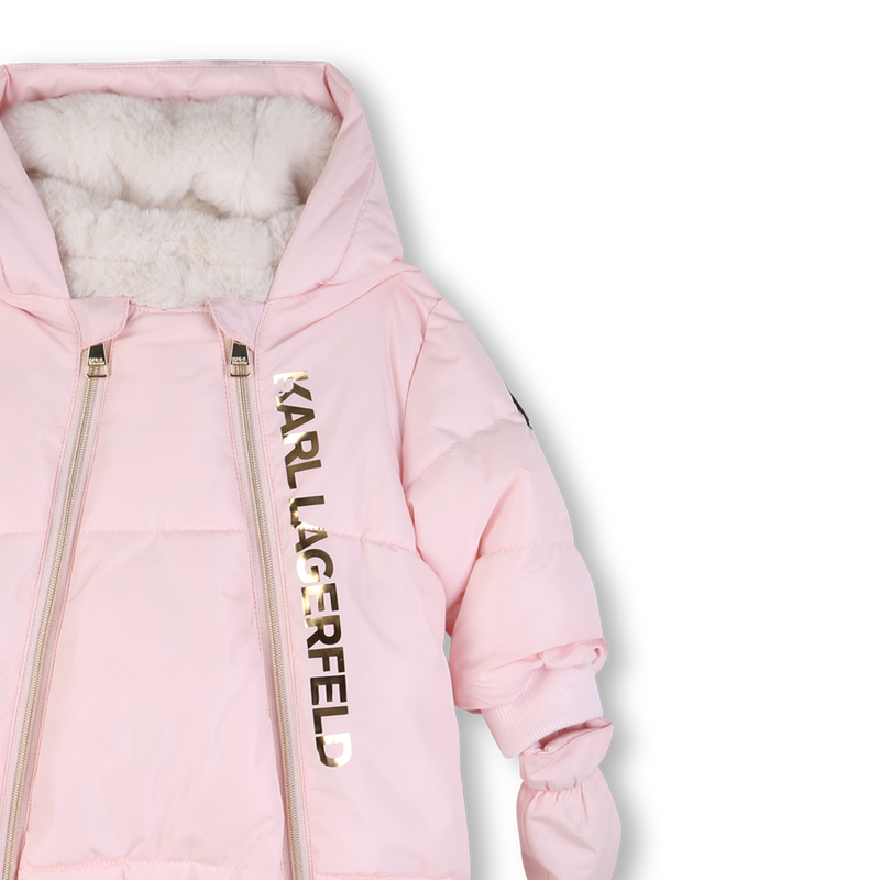 Traje piloto em poliéster KARL LAGERFELD KIDS 
                    GIRL