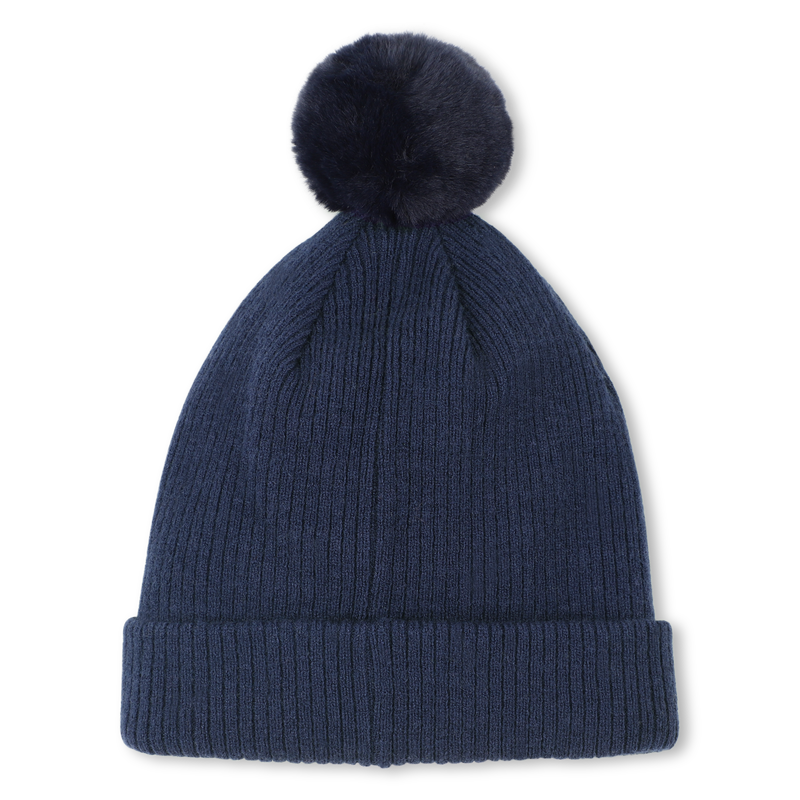 Chapéu de malha com pompom de lã TIMBERLAND 
                    BOY