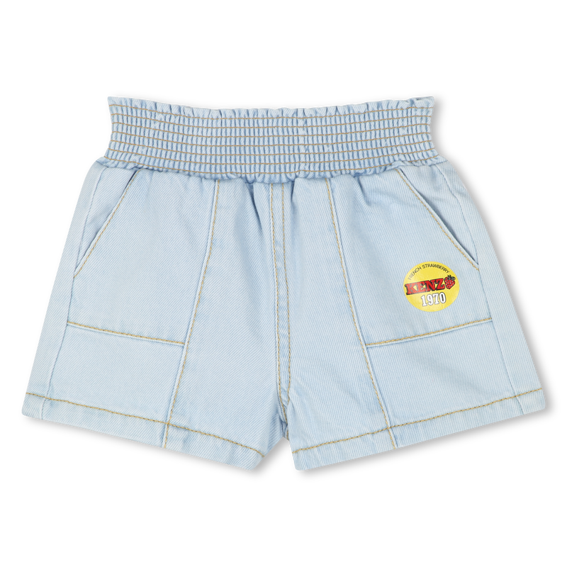 Calções de ganga com bolsos KENZO KIDS 
                    GIRL