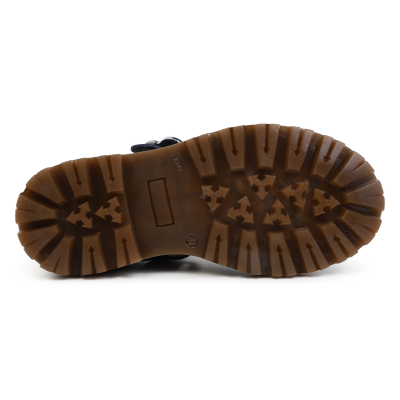 Sabrinas de pele com fivela KENZO KIDS 
                        GIRL