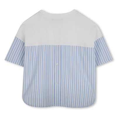 T-shirt bimat&eacute;ria com estampa KARL LAGERFELD KIDS GIRL