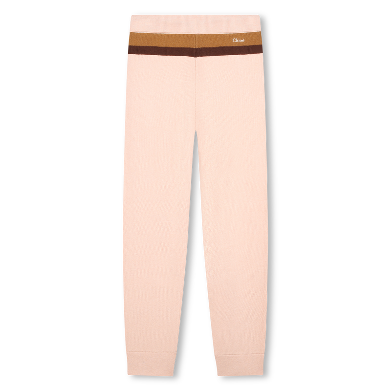 Calças de malha bordadas atrás CHLOE 
                    GIRL