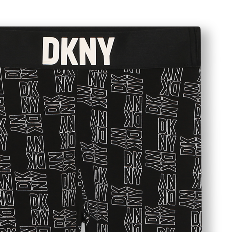 Leggings de algodão estampadas DKNY 
                    GIRL