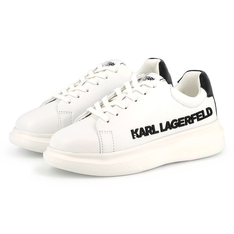 Sapatilhas de couro KARL LAGERFELD KIDS 
                        UNISEX