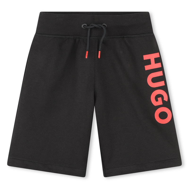 Fleece Bermuda running shorts HUGO 
                    BOY