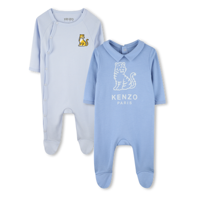 Lote de 2 pijamas de algod&atilde;o KENZO KIDS UNISEX