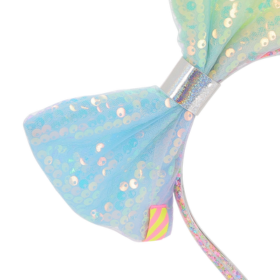 Sequined Bow Headband BILLIEBLUSH GIRL