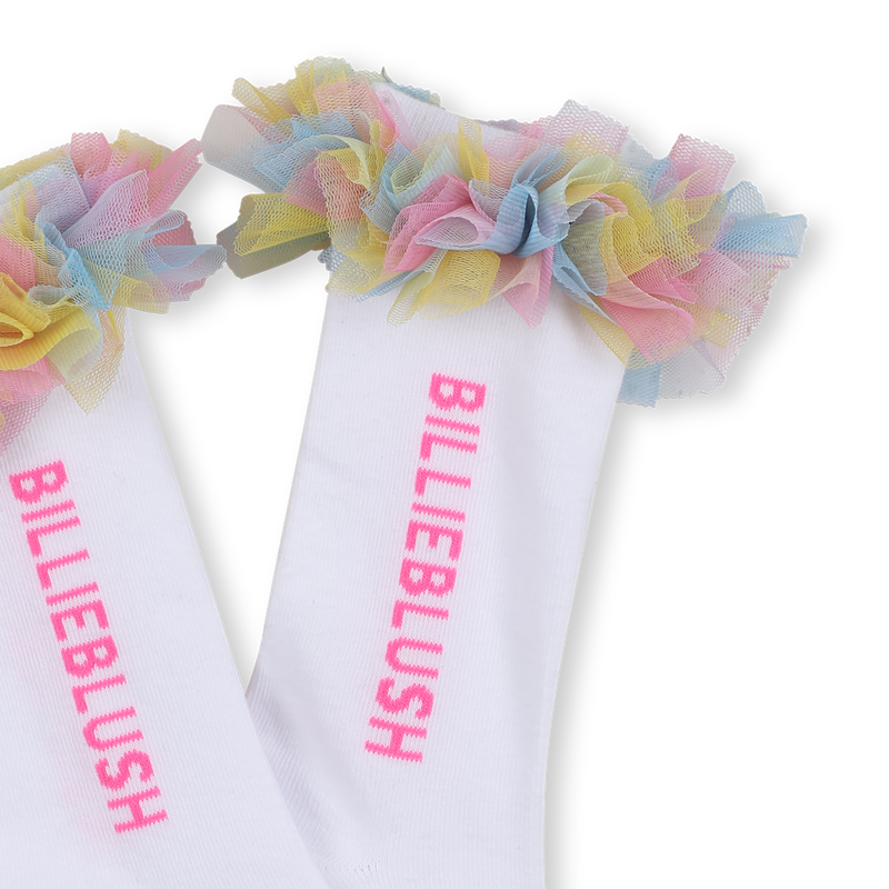 Meias com babados BILLIEBLUSH 
                    GIRL