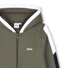 Cardigan  com capuz BOSS 
                    MENINO