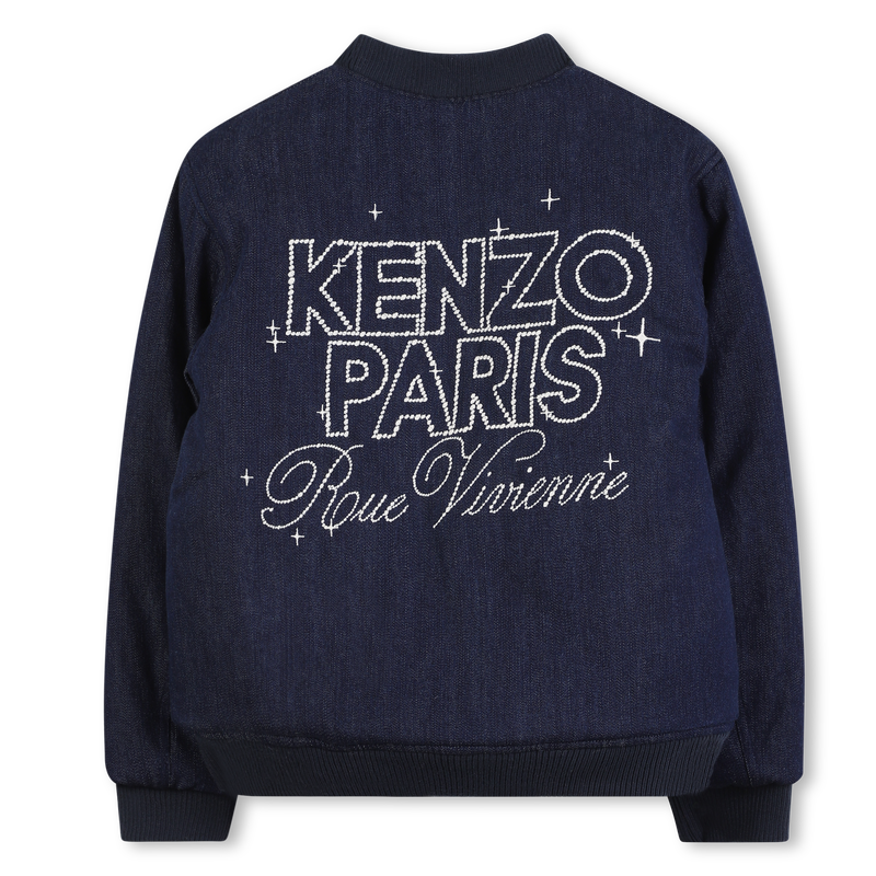 Jaqueta reversível com fecho de zíper KENZO KIDS 
                    UNISEX