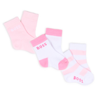 Conjunto de 3 pares de meias BOSS 
                    MENINA