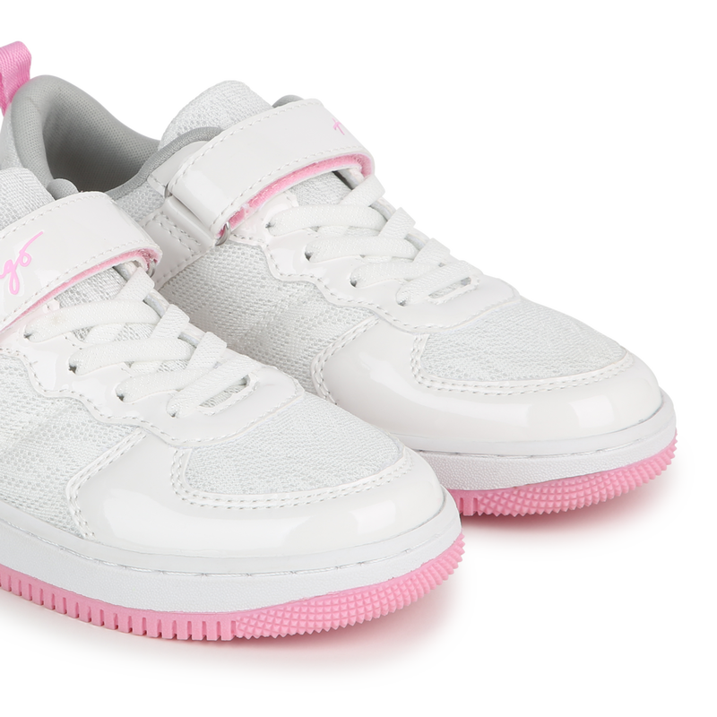 Ténis com atacadores e velcro HUGO 
                    GIRL