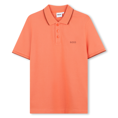 Polo liso de algod&atilde;o piqu&eacute; BOSS BOY