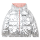 Jaqueta revers&iacute;vel de poli&eacute;ster KENZO KIDS 
                    GIRL