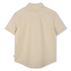 Camisa larga linho e algod&atilde;o BOSS 
                    BOY