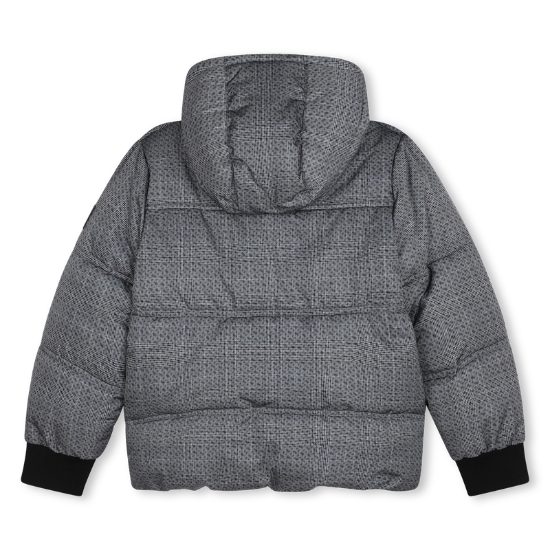 Blus&atilde;o de penas com capuz BOSS 
                        BOY