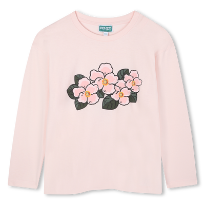 Camiseta de manga comprida KENZO KIDS GIRL