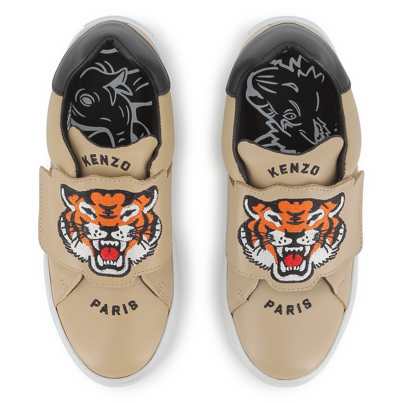 Tênis de couro KENZO KIDS 
                    UNISEX