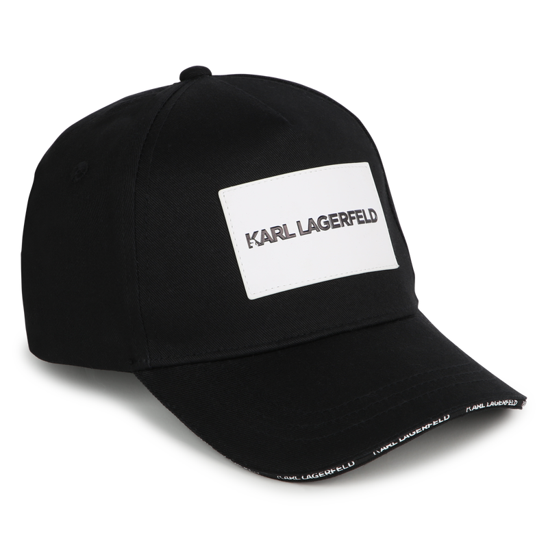 Boné em algodão KARL LAGERFELD KIDS 
                    BOY