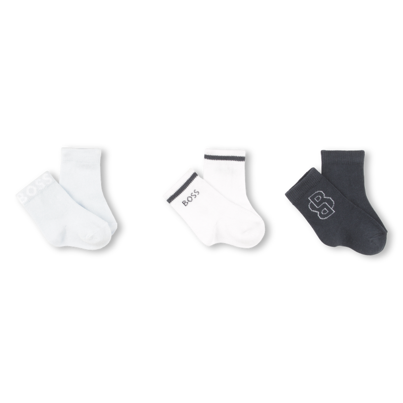 Conjunto de 3 pares de meias BOSS 
                        BOY