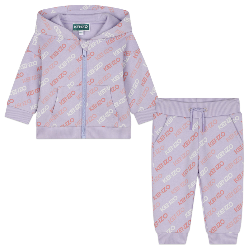 Conjunto de cardig&atilde; e cal&ccedil;as KENZO KIDS 
                        GIRL