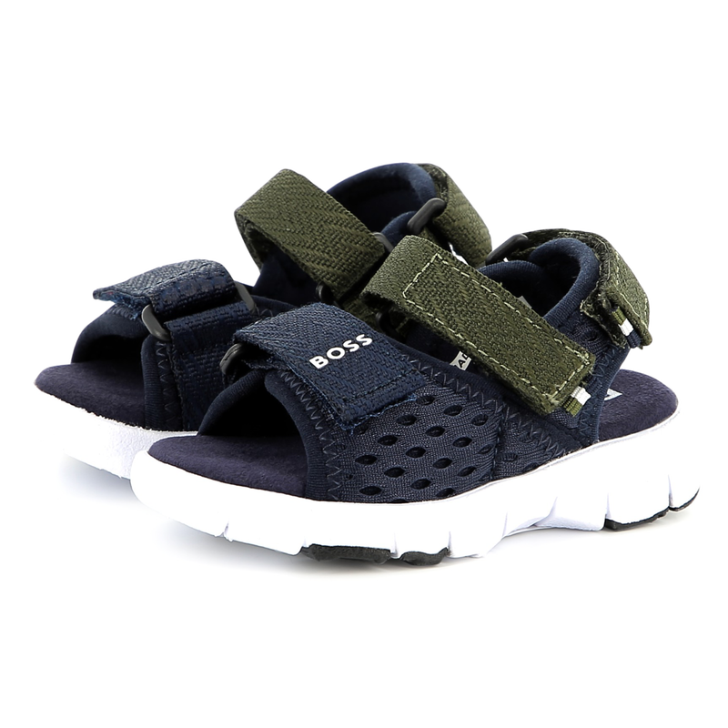 Sand&aacute;lias com velcro BOSS 
                        BOY