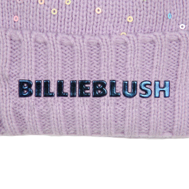 Gorro com pompom e lantejoulas BILLIEBLUSH 
                        GIRL
