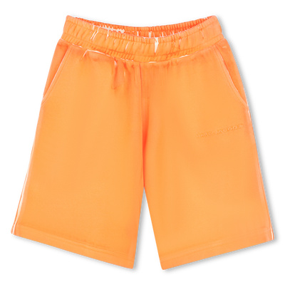 Bermudas molet&atilde;o com bordado MARC JACOBS UNISEX