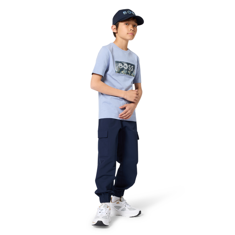 T-shirt de manga curta BOSS 
                        MENINO