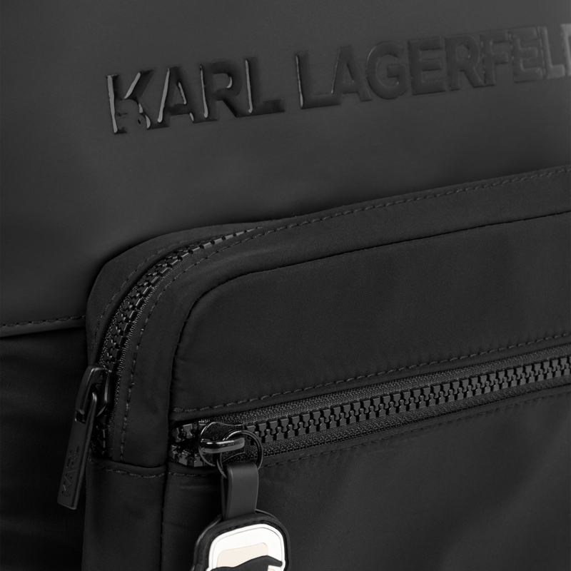 Mochila com log&oacute;tipo em relevo KARL LAGERFELD KIDS 
                        BOY
