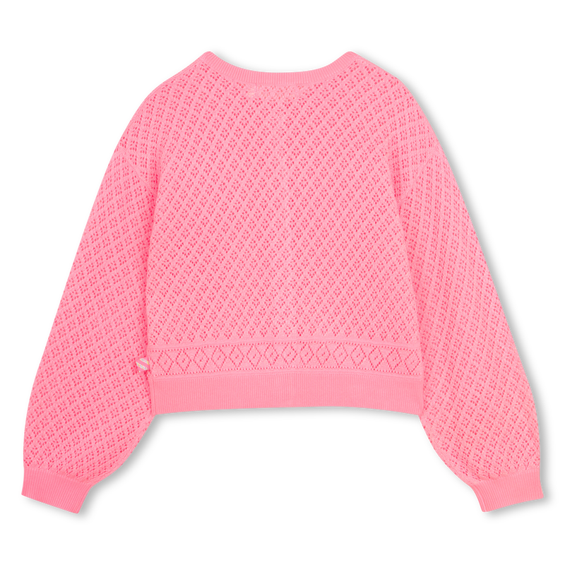 OPENWORK TRICOT CARDIGAN BILLIEBLUSH 
                        GIRL