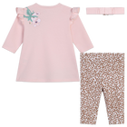 Vestido, leggings e fita KENZO KIDS 
                    GIRL