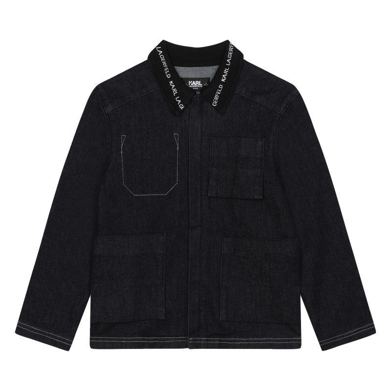Blusão de ganga KARL LAGERFELD KIDS 
                    BOY