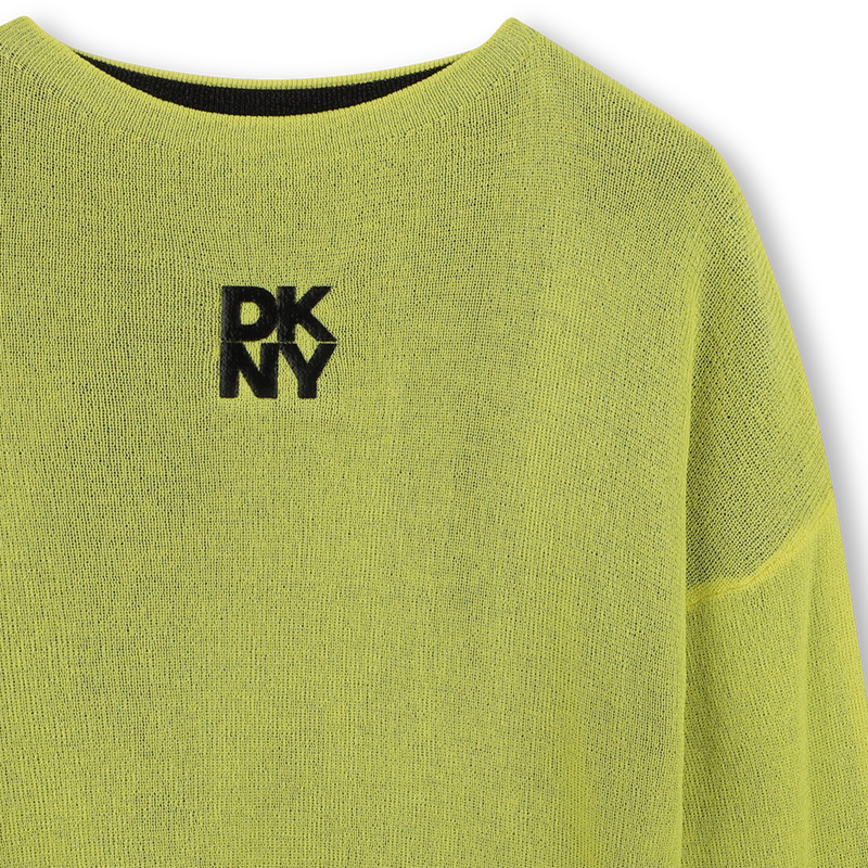 Pul&ocirc;ver revers&iacute;vel DKNY 
                        GIRL