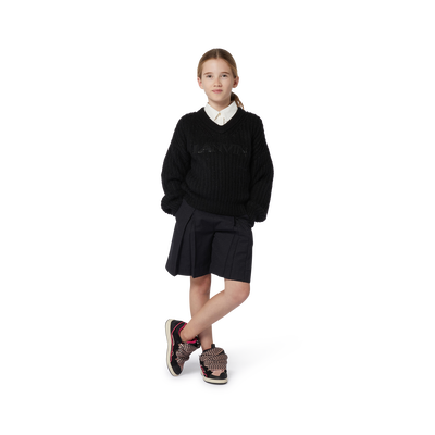 Camisola tricotada decote em V LANVIN GIRL