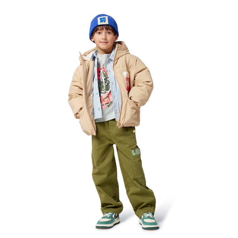 Camisa de algodão às riscas BILLIEBLUSH 
                    BOY